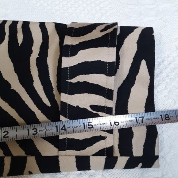 Ralph Lauren Women's size 3X Zebra Print Trench Coat - Picture 7 of 12
